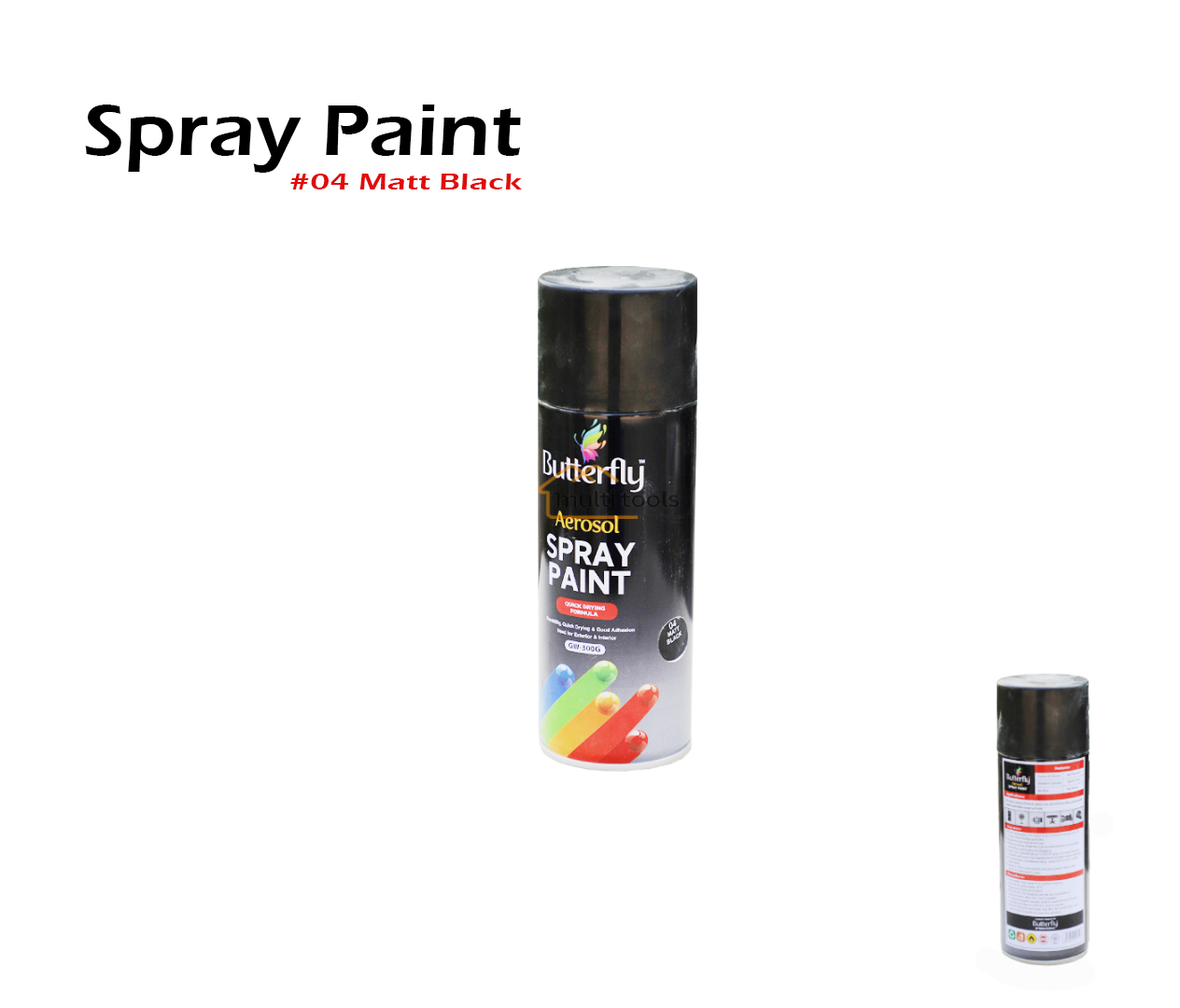 Spray Paint (04 Matt Black)